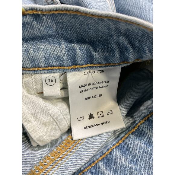 Grlfrnd 'Milla' Blue Utility Slouch Denim Jean Size 26 - Picture 5 of 5